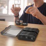 Load image into Gallery viewer, COOLBABY YLY088-BLK Weekly Medicine Organizer: Portable, Spacious, and Durable for Easy Medication Management - coolbabymalls