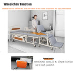 Load image into Gallery viewer, COOLBABY SSZ-DDLY02 Multifunctional Electric Wheelchair Bed Electric Toilet Detachable Wheelchair Home Pension Bed Medical Bed With Independent Wheelchair - coolbabymalls