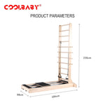 Load image into Gallery viewer, COOLBABY SSZ-HTC01 Pilates Double Track Slide Stretch Training Yoga Bed - COOLBABY