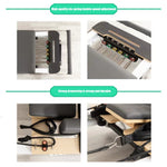 Load image into Gallery viewer, COOLBABY SSZ-PLT04 Pilates Core Bed Yoga Bed Sports Aluminum Alloy Material Home Stretch Home Stretch Training Fitness Equipment Folding Model - COOLBABY