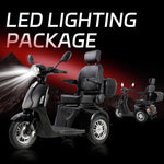 Load image into Gallery viewer, COOLBABY 4-Wheel Electric Mobility Scooter For Elders Model: AFD2D-3L HHZ - coolbabymalls