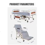 Load image into Gallery viewer, COOLBABY SSZ-DDLY02 Multifunctional Electric Wheelchair Bed Electric Toilet Detachable Wheelchair Home Pension Bed Medical Bed With Independent Wheelchair - coolbabymalls