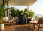 Load image into Gallery viewer, Coolbaby Mall Barrel Plunge Pro with 1HP Super Chiller | WiFi Cold Plunge Ice Bath | 3°C Cooling & 40°C Heating