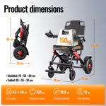 Load image into Gallery viewer, Electric Wheelchairs for Adults Foldable 21kg Lightweight Frame Airline Approval