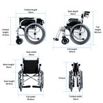 Load image into Gallery viewer, Flex Manual Wheelchair – Lightweight, Foldable & Comfortable