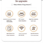 Load image into Gallery viewer, COOLBABY HQQ-TBAMQ Leg Massager Calf Air Compression Massager With Heat And Circulation - coolbabymalls