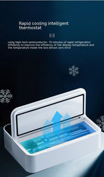 Load image into Gallery viewer, COOLBABY HQQ-YDSH01 Portable Medicine Cooler with Mini Refrigerator, Maintains 2-8 Degrees for Safe Insulin Storage, Perfect for Home and Car Use - coolbabymalls