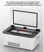 Load image into Gallery viewer, COOLBABY HQQ-YDSH02 Portable Insulin Cold Box for Travel - USB Charging, Mini Medicine Cooler for Insulin Pens, Diabetes Management on the Go - coolbabymalls