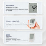 Load image into Gallery viewer, COOLBABY HQQ003 Blood Glucose Meter, Strip Test Paper 50 Pieces 50 Blood Collection Needles 50 Pieces Of Disinfection Tablet 1 Storage Box - coolbabymalls