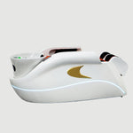 Load image into Gallery viewer, 4D Electric Massage Head Spa Shampoo Bed – Heated, Full Body Salon Chair with Fiberglass Basin