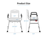 Load image into Gallery viewer, Rotatable Bath Chair – Adjustable, Waterproof & Rust-Proof