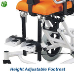 Load image into Gallery viewer, Juyi Children Wheelchair Aluminum Pediatric Wheelchair PU Wheel Kids Folding Wheelchairs - coolbabymalls