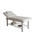 Load image into Gallery viewer, Adjustable Therapy Spa Treatment Salon Stationary Metal Cosmetic Eyelash Beauty Massage Table Facial Bed - coolbabymalls