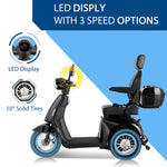 Load image into Gallery viewer, COOLBABY 4-Wheel Electric Mobility Scooter For Elders Model: AFD2D-3L HHZ - coolbabymalls