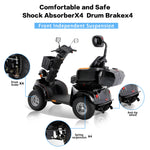 Load image into Gallery viewer, COOLBABY 4-Wheel Electric Mobility Scooter For Elders Model: DJD - coolbabymalls