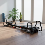 Load image into Gallery viewer, Black Aluminum Pilates Reformer Machine for Fitness Clubs Studio Use and Home Training - coolbabymalls