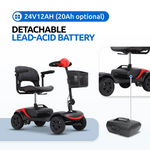 Load image into Gallery viewer, Coolbaby Mall S1 Foldable Mobility Scooter for Elderly | Electric Travel Scooter | 25km Range UAE