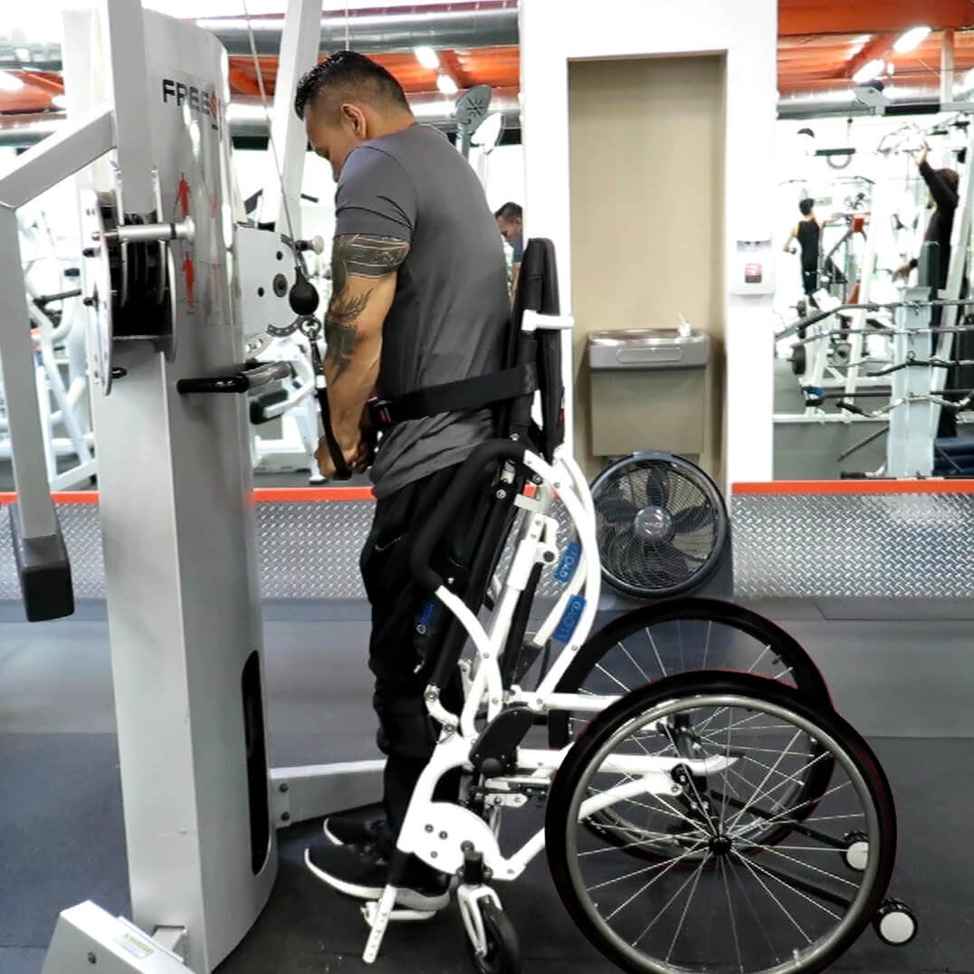Standing Wheelchair Leo – Lightest User-Controlled Stand-Sit Wheelchair
