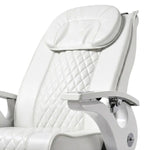 Load image into Gallery viewer, Luxury White Quilted Spa Pedicure Chair with Footbath HG-D170 | Professional Salon & Spa Chair