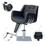 Load image into Gallery viewer, CoolBaby Mall BX-2028B Professional Hydraulic Salon Chair for Women – Black Beauty Styling Chair with Footrest