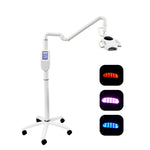 Load image into Gallery viewer, 60W Dental Touch Display Screen Teeth Whitening Machine 3 Colors Moveable Bleaching Lamp Floor Standing Wheels - coolbabymalls