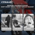 Load image into Gallery viewer, COOLBABY DSLTC-5X Two Person Bicycle Parent-child Car with Child Seat Mother Child Car Mother Baby Car Foldable Baby Stroller - coolbabymalls