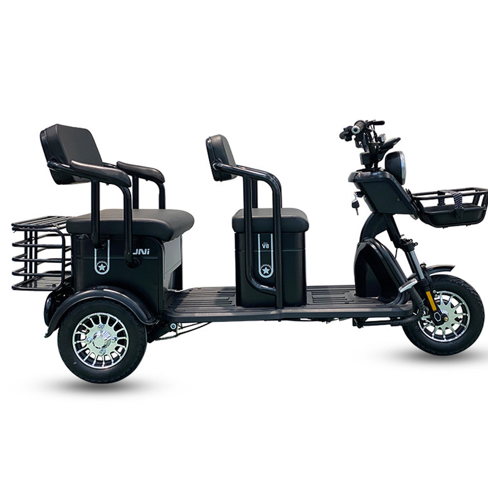 COOLBABY V8NYC 3 Wheel Adult Powered Mobility Scooter Electric Tricycle Motorcycle 2-Passenger And Cargo Dual-use Scooter for Elder - coolbabymalls