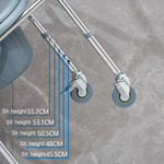 Load image into Gallery viewer, COOLBABY SSZ-ZXC01 Aluminum alloy toilet seat with pulley, multi-function, easy-to-remove mobile bath chair, 5-speed height adjustment - coolbabymalls