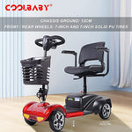 Load image into Gallery viewer, COOLBABY YL-08A: Electric Folding Mobility Scooter for Adults & Seniors - Compact, Motorized, Four Wheels - coolbabymalls