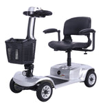 Load image into Gallery viewer, COOLBABY X-02 4 Wheel Electric Scooter Portable Electric Wheelchair Leg Scooter for Adult Seniors, Open Armrest, Swivel Seat - coolbabymalls