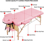 Load image into Gallery viewer, COOLBABY KYBJ-301 Portable Fitness Massage Table Professional Adjustable Folding Bed With 3 Sections Wooden Frame Ergonomic Headrest With Carrying Bag - CoolBabyMass