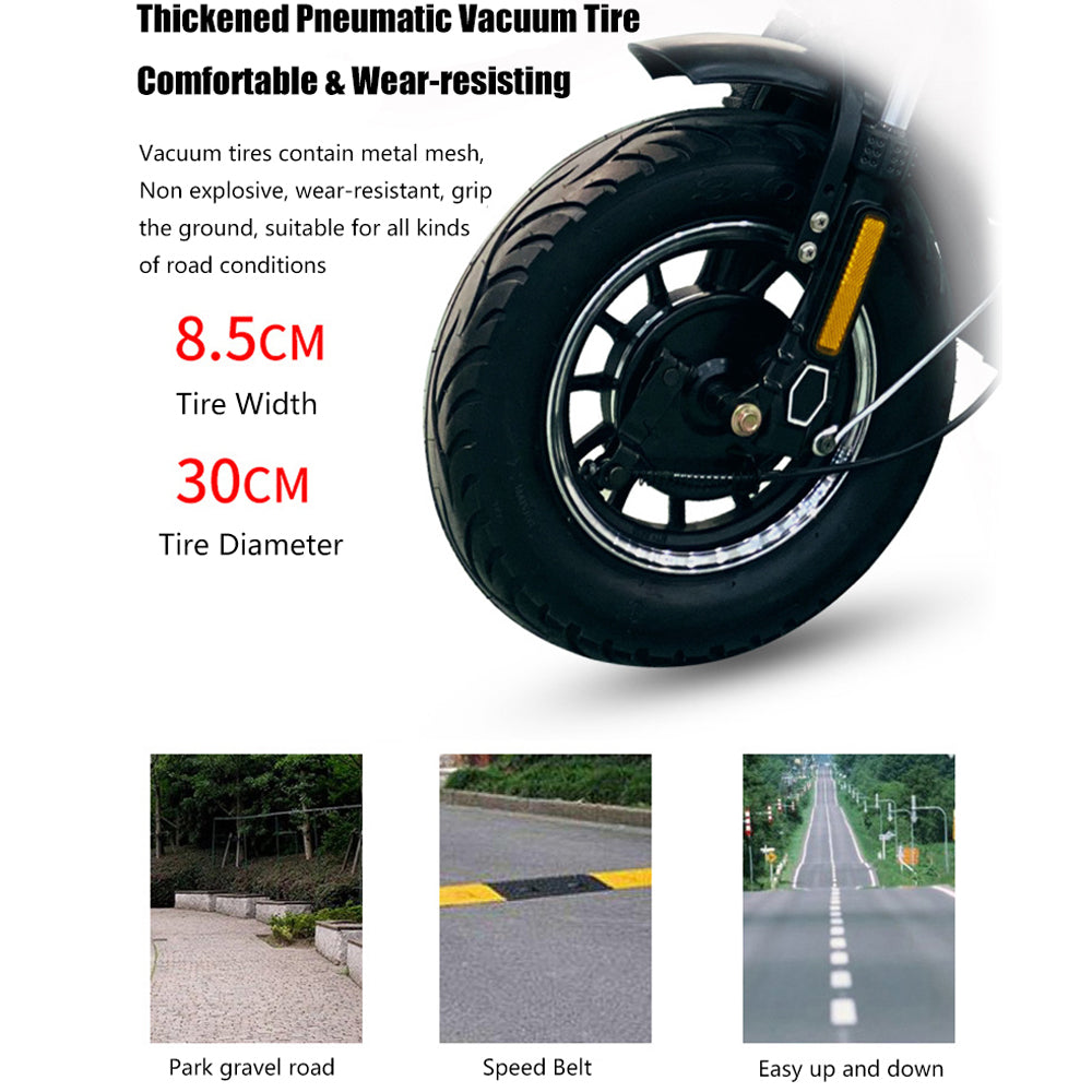 COOLBABY V8NYC 3 Wheel Adult Powered Mobility Scooter Electric Tricycle Motorcycle 2-Passenger And Cargo Dual-use Scooter for Elder - coolbabymalls