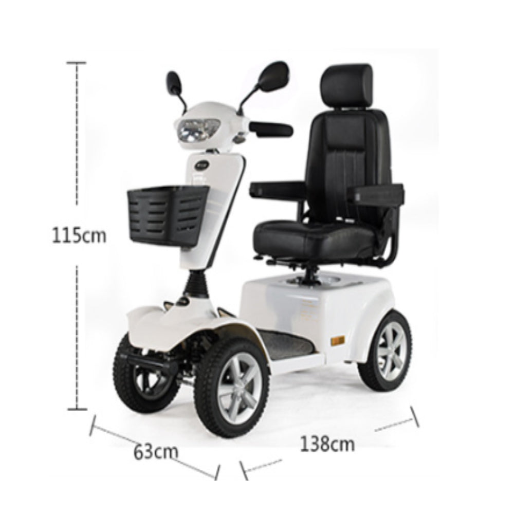 COOLBABY LN-01: Portable 4-Wheel Electric Mobility Scooter with Seat - Ideal for Seniors and Adults - coolbabymalls
