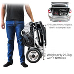 Load image into Gallery viewer, Foldawheel 1000XL – Heavy Duty Compact Electric Wheelchair with Long Range
