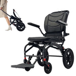 Load image into Gallery viewer, Ultra Lightly Folding Manual Travel Wheelchair for Disabled and Elderly with Telescopic Handle Could Carry on the Plane
