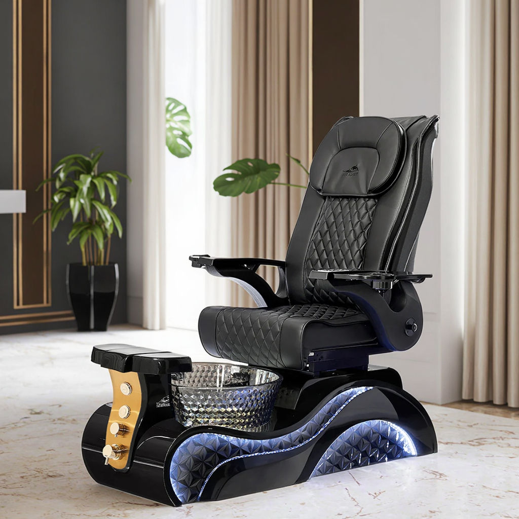 Body Massage Manicure European Electric Nail Salon Foot Spa Pedicure Chair Modern Style for Beauty Shop - coolbabymalls