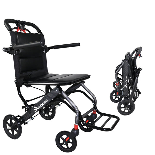 Ultra-light Aluminum Alloy Wheelchair,Travel Wheelchairs For Elderly,Foldable,Compact DGMT-105 - coolbabymalls