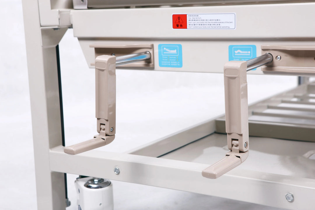 Double Cranks Multifunction Stainless Steel Manual Pediatric Hospital Bed - coolbabymalls