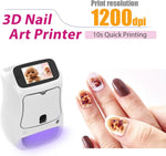 Load image into Gallery viewer, Automatic Smart DIY Digital Nail Art Printer Machine Touch Screen AI Professional 3D Nail Printer - coolbabymalls