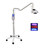 Load image into Gallery viewer, 60W Dental Touch Display Screen Teeth Whitening Machine 3 Colors Moveable Bleaching Lamp Floor Standing Wheels - coolbabymalls