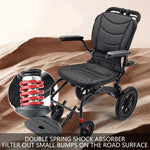 Load image into Gallery viewer, Ultra Lightly Folding Manual Travel Wheelchair for Disabled and Elderly with Telescopic Handle Could Carry on the Plane
