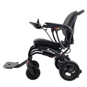 Electric Folding Lightweight Wheelchair - with Removable 6Ah Lithium Battery and 360W Brushless Motor, Net Weight Only 17kg, 100kg Load Capacity and Up to 12km Range