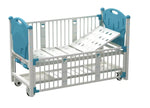 Load image into Gallery viewer, Double Cranks Multifunction Stainless Steel Manual Pediatric Hospital Bed - coolbabymalls