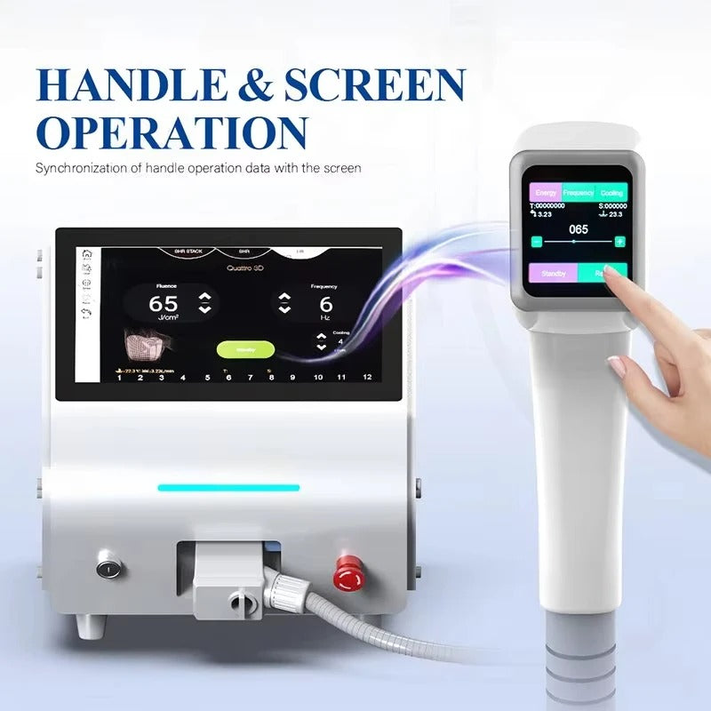 Magnetic SHR Diode Laser Hair Removal Machine Dynamic 3D Painless Permanent Depilation Professional Beauty Salon Device