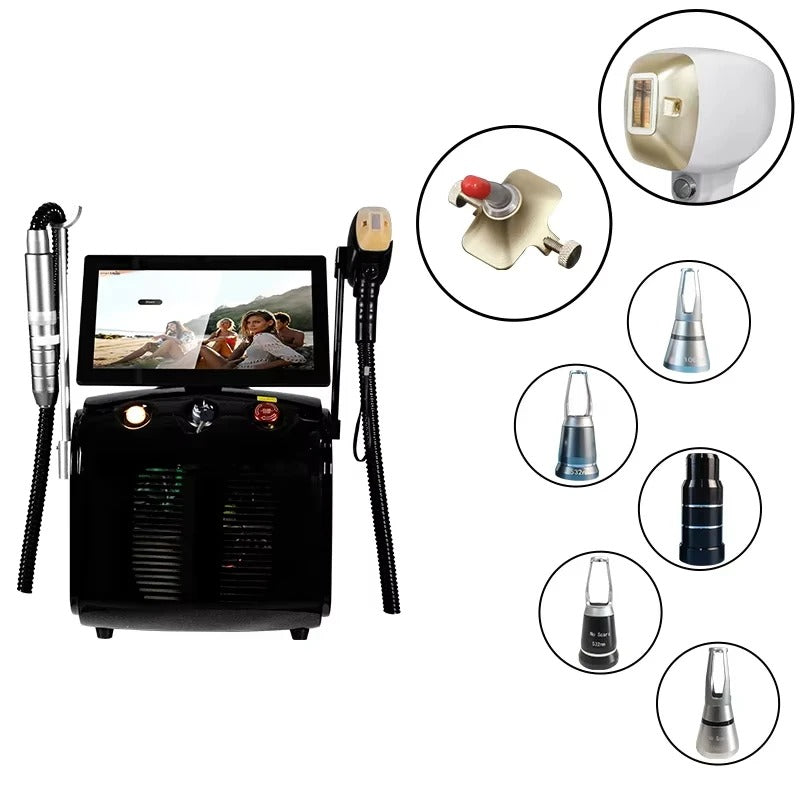 2in1 4000W 4-Wave 755/808/940/1064nm Professional Soprano Diode Laser Hair Removal Painless Permanent Hair Removal - coolbabymalls