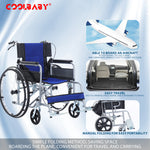 Load image into Gallery viewer, COOLBABY QBLY03 Portable Wheelchair Standard Manual wheelchairs Small Simple Folding Light Ultra Light Travel for The Elderly Trolley - coolbabymalls
