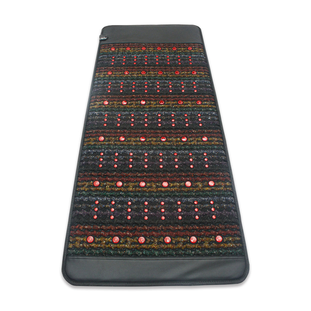 FlR Infrared Heating Mat Crystal Amethyst Therapy Heating Photon Red Light PEMF Infrared Massage Mattress