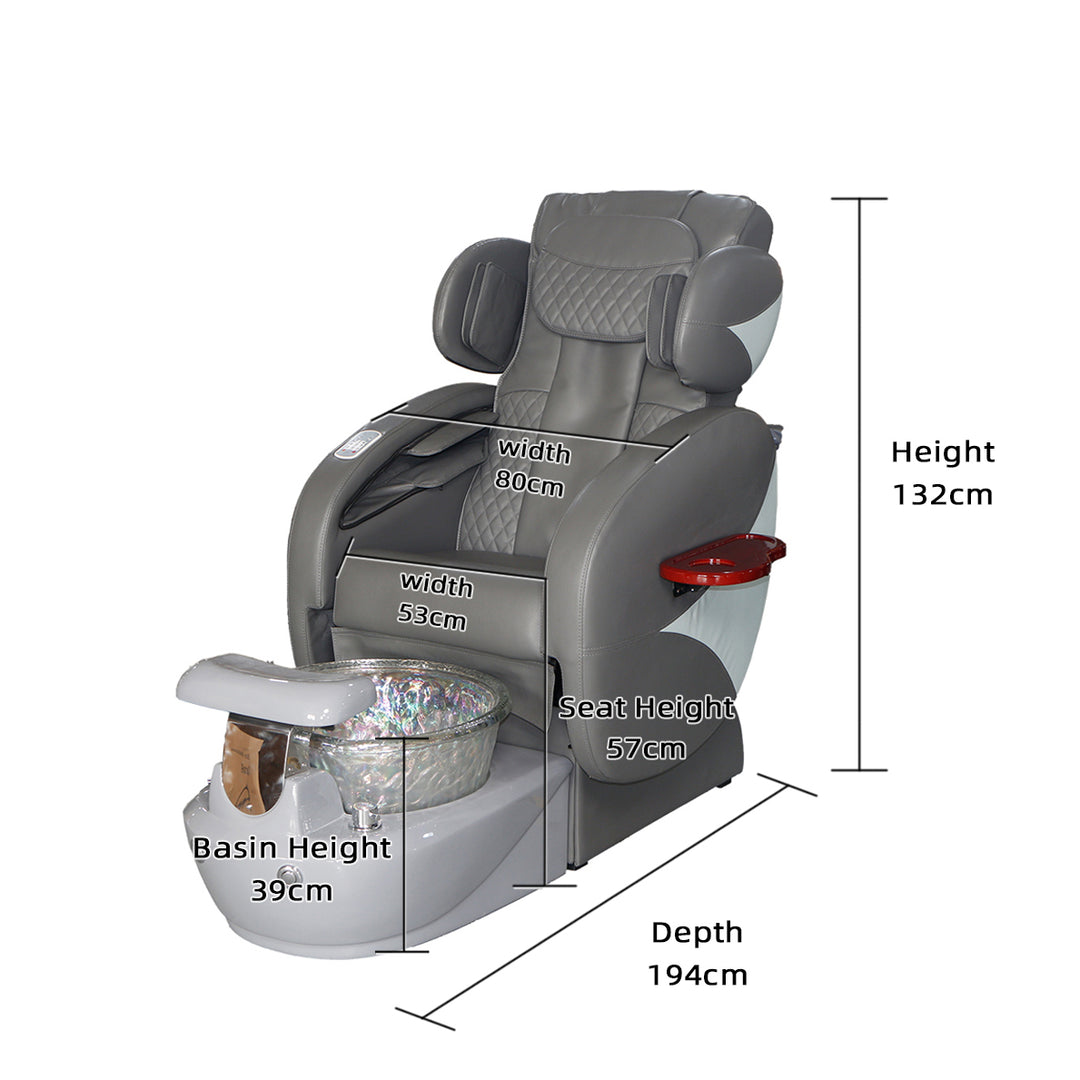 Nail Salon Chair Pedicure Luxury Pedicure Chair Foot Spa Full Body Massage Pedicure Spa Chair For Nail Salon - coolbabymalls