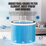 Load image into Gallery viewer, Nail Dust Collector Tabletop Nail Dust Cleaner Dimmable LED Light Manicure Dust Extractor Machine Clamp Mount - coolbabymalls