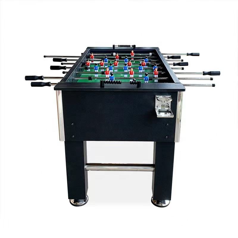 55-Inch Foosball Table Adult Size - Soccer Table with Chrome Plated Steel Rods - 2 Drink Holders - 4 Leg Levelers